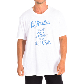 textil Herre T-shirts m. korte ærmer La Martina TMR301-JS259-00001 Hvid