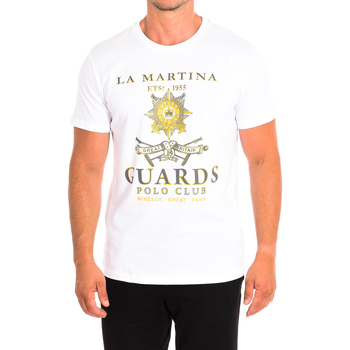 textil Herre T-shirts m. korte ærmer La Martina TMRG30-JS206-00001 Hvid