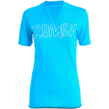 textil T-shirts & poloer Zumba Z2T00144-AZUL Blå