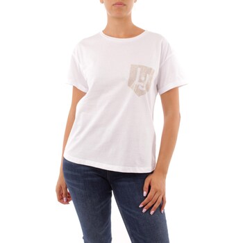 textil Dame T-shirts m. korte ærmer Liu Jo WF3079J5923 Hvid