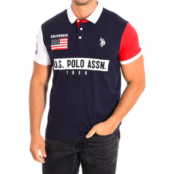 textil Herre Polo-t-shirts m. korte ærmer U.S Polo Assn. 58877-177 Marineblå