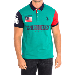 textil Herre Polo-t-shirts m. korte ærmer U.S Polo Assn. 58877-248 Grøn