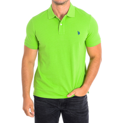 textil Herre Polo-t-shirts m. korte ærmer U.S Polo Assn. 61423-341 Grøn