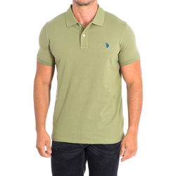 textil Herre Polo-t-shirts m. korte ærmer U.S Polo Assn. 61423-246 Kaki