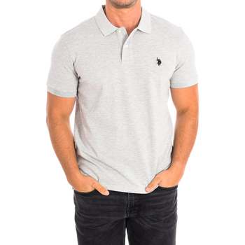 textil Herre Polo-t-shirts m. korte ærmer U.S Polo Assn. 61423-188 Grå