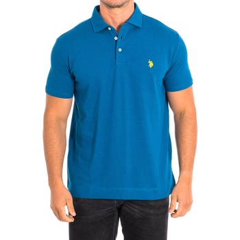 textil Herre Polo-t-shirts m. korte ærmer U.S Polo Assn. 61462-239 Blå