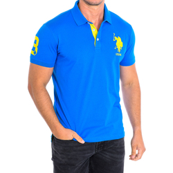 textil Herre Polo-t-shirts m. korte ærmer U.S Polo Assn. 61663-273 Blå