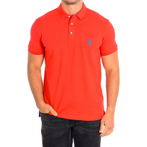 textil Herre Polo-t-shirts m. korte ærmer U.S Polo Assn. 61671-351 Rød