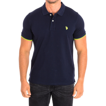 textil Herre Polo-t-shirts m. korte ærmer U.S Polo Assn. 62235-179 Marineblå