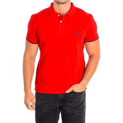 textil Herre Polo-t-shirts m. korte ærmer U.S Polo Assn. 64647-155 Rød