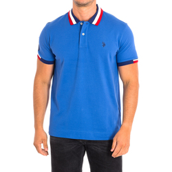 textil Herre Polo-t-shirts m. korte ærmer U.S Polo Assn. 64775-137 Blå