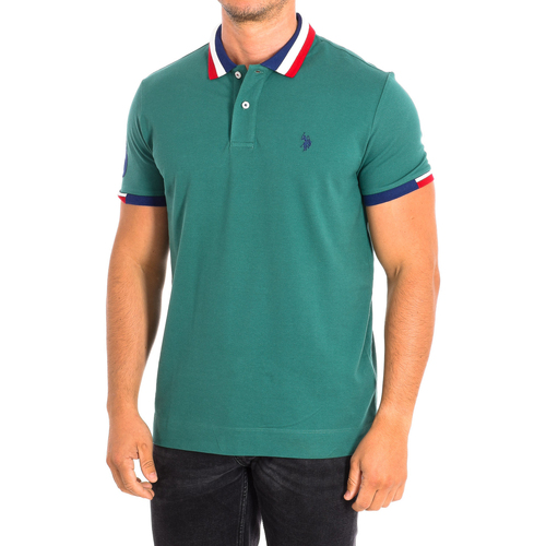 textil Herre Polo-t-shirts m. korte ærmer U.S Polo Assn. 64775-149 Grøn