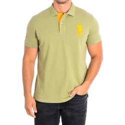 textil Herre Polo-t-shirts m. korte ærmer U.S Polo Assn. 64779-246 Kaki
