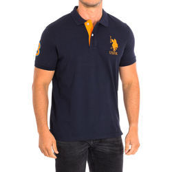 textil Herre Polo-t-shirts m. korte ærmer U.S Polo Assn. 64779-179 Marineblå
