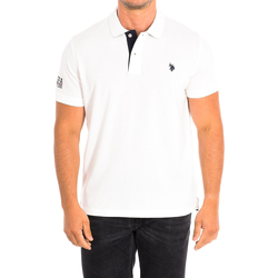 textil Herre Polo-t-shirts m. korte ærmer U.S Polo Assn. 64783-101 Hvid