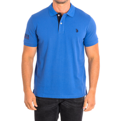 textil Herre Polo-t-shirts m. korte ærmer U.S Polo Assn. 64783-137 Blå