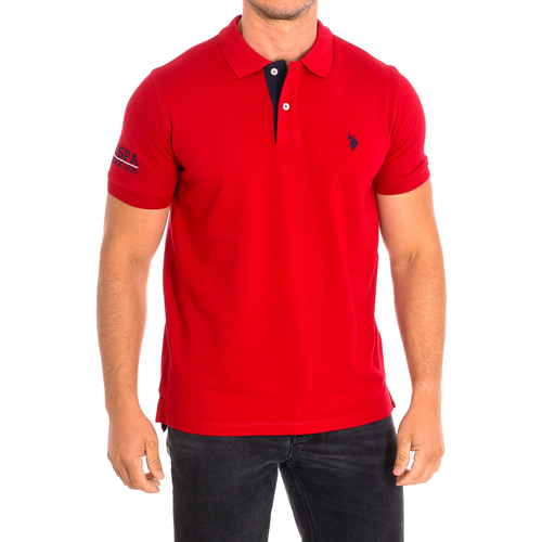textil Herre Polo-t-shirts m. korte ærmer U.S Polo Assn. 64783-256 Rød