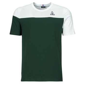 textil Herre T-shirts m. korte ærmer Le Coq Sportif BAT TEE SS N°3 M Hvid / Grøn