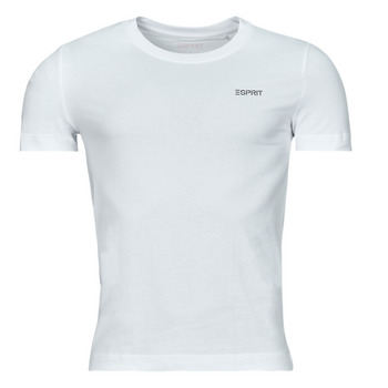 textil Herre T-shirts m. korte ærmer Esprit SUS F AW CN SS Hvid
