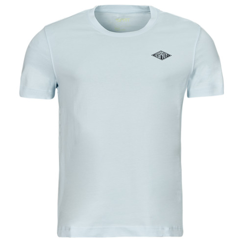 textil Herre T-shirts m. korte ærmer Esprit OCS AW CN SSL Blå / Himmelblå