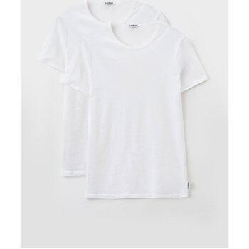 textil Herre T-shirts m. korte ærmer Bikkembergs BKK1UTS01BI Hvid