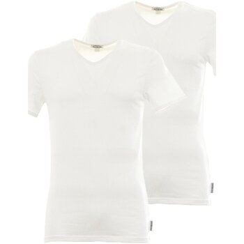 textil Herre T-shirts m. korte ærmer Bikkembergs BKK1UTS02BI Hvid