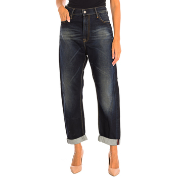 textil Dame Jeans med vide ben Le Temps des Cerises JFCOCW527-BLEU Blå