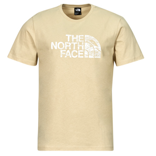 textil Herre T-shirts m. korte ærmer The North Face WOODCUT Beige