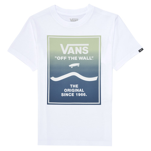 textil Børn T-shirts m. korte ærmer Vans PRINT BOX 2.0 Hvid