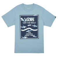 textil Dreng T-shirts m. korte ærmer Vans PRINT BOX 2.0 Blå