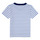 textil Dreng T-shirts m. korte ærmer Petit Bateau MATIKO Blå / Beige