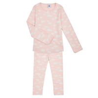 textil Pige Pyjamas / Natskjorte Petit Bateau MANOEL Pink