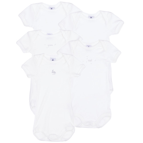textil Børn Pyjamas / Natskjorte Petit Bateau A09W8 X5 Hvid