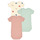textil Børn Pyjamas / Natskjorte Petit Bateau A09YF6 X3 Hvid / Rød / Grøn