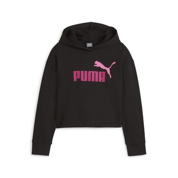 textil Pige Sweatshirts Puma ESS 2COLOR HOODIE Sort