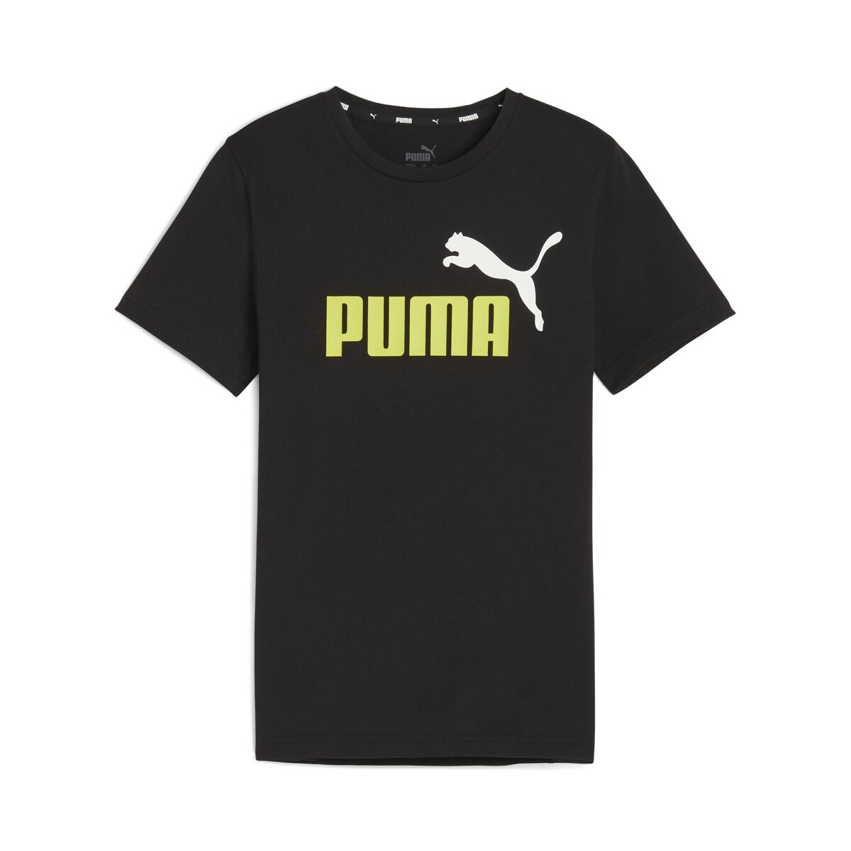 textil Dreng T-shirts m. korte ærmer Puma ESS+ 2 COL LOGO TEE B Sort