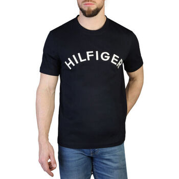 textil Herre T-shirts m. korte ærmer Tommy Hilfiger - mw0mw30055 Blå
