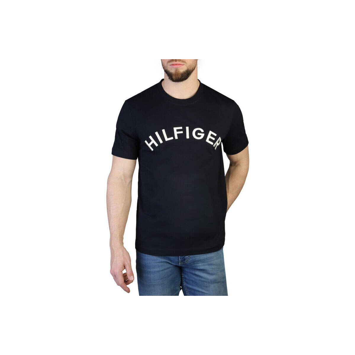 textil Herre T-shirts m. korte ærmer Tommy Hilfiger - mw0mw30055 Blå