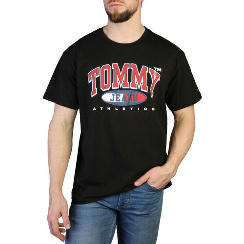 textil Herre T-shirts m. korte ærmer Tommy Hilfiger - dm0dm16407 Sort