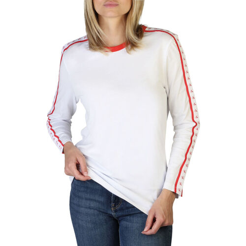 textil Dame T-shirts m. korte ærmer Calvin Klein Jeans - zw0zw01259 Hvid