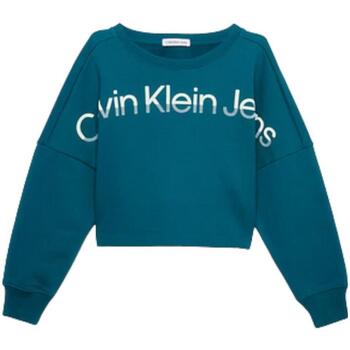 textil Pige Sweatshirts Calvin Klein Jeans  Grøn