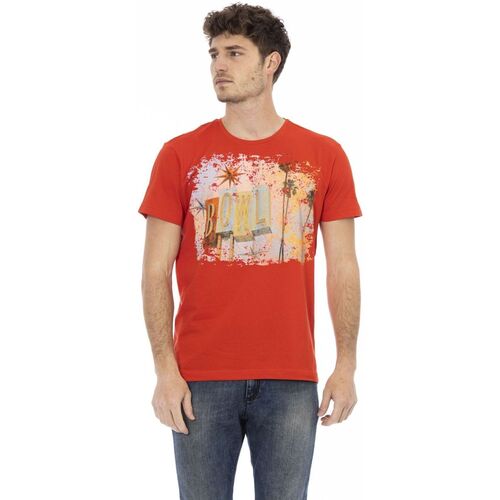 textil Herre T-shirts m. korte ærmer Trussardi - 2AT29 Rød