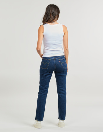 Calvin Klein Jeans WOVEN LABEL RIB TANK TOP Hvid