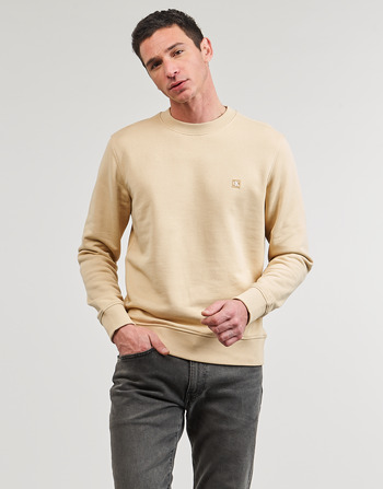 textil Herre Sweatshirts Calvin Klein Jeans CK EMBRO BADGE CREW NECK Beige