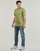 textil Herre T-shirts m. korte ærmer Calvin Klein Jeans LOGO REPEAT TEE Kaki