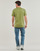 textil Herre T-shirts m. korte ærmer Calvin Klein Jeans LOGO REPEAT TEE Kaki