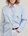 textil Dame Skjorter / Skjortebluser Calvin Klein Jeans WOVEN LABEL RELAXED SHIRT Blå