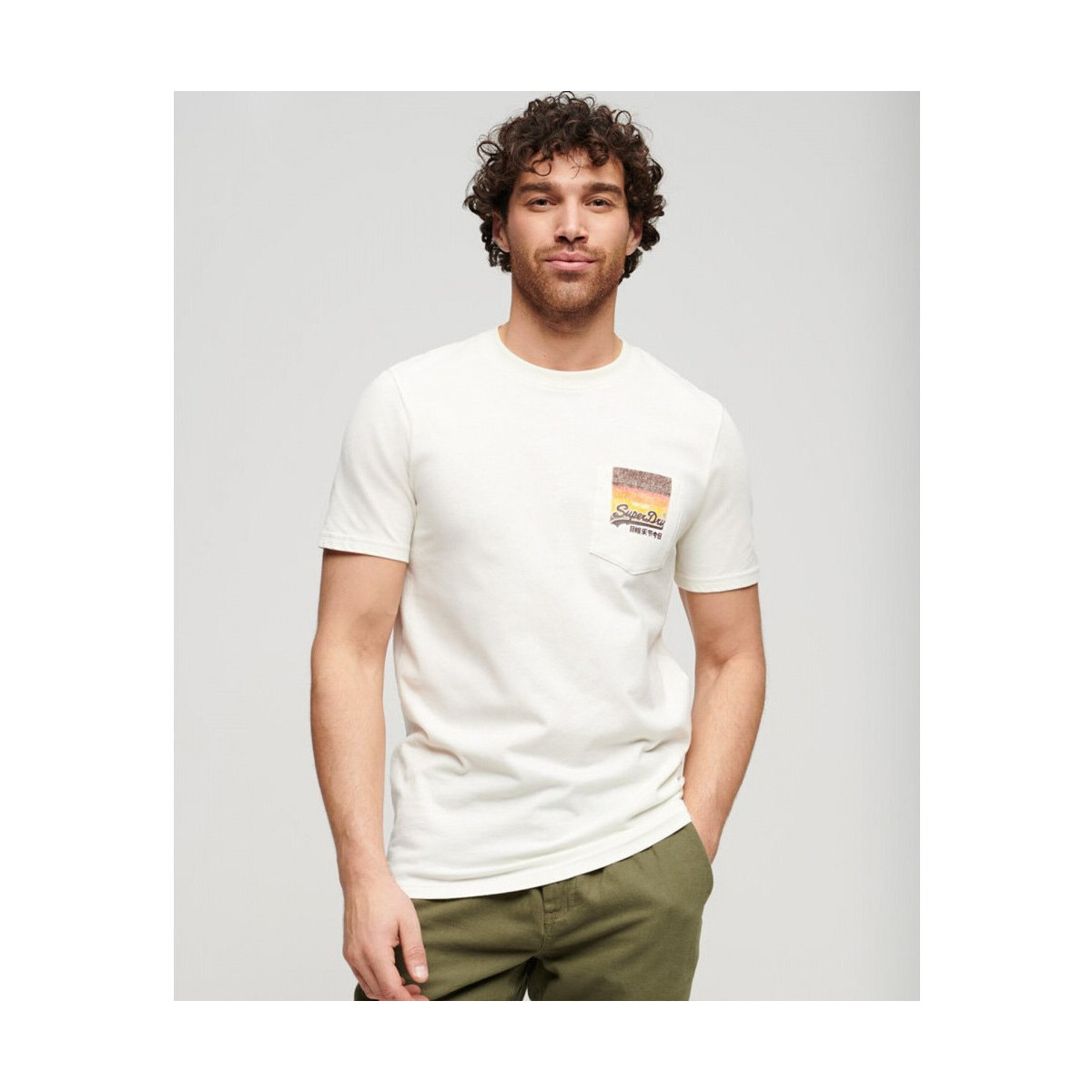 textil Herre T-shirts & poloer Superdry Vintage vl cali Hvid