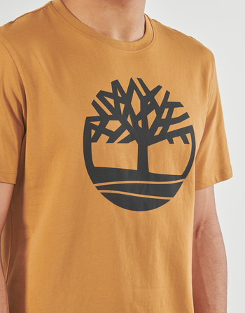 Timberland Tree Logo Short Sleeve Tee Gul