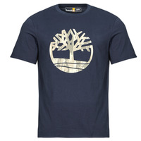 textil Herre T-shirts m. korte ærmer Timberland Camo Tree Logo Short Sleeve Tee Marineblå